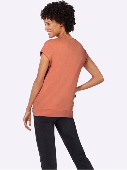 T-shirt à manches courtes pur coton - taille standard - witt - Kiabi T-shirt à manches courtes pur coton - taille standard - witt - Kiabi