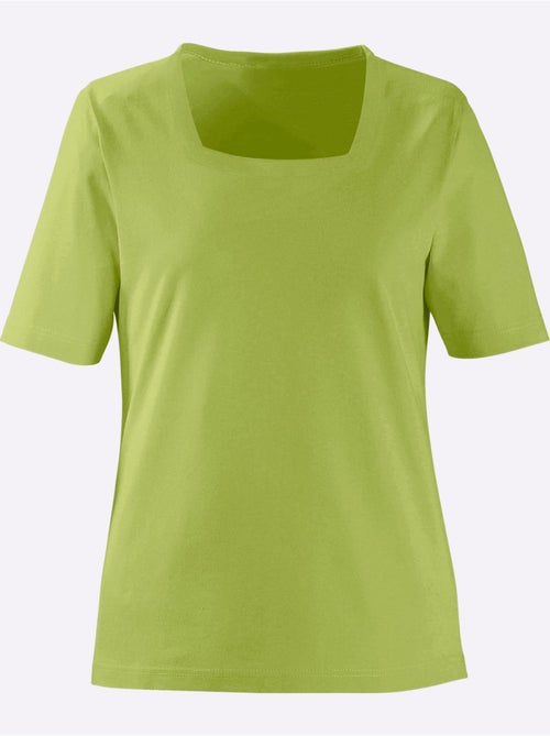 T-shirt à Manches Courtes Pur Coton - Taille Standard - Witt - Kiabi