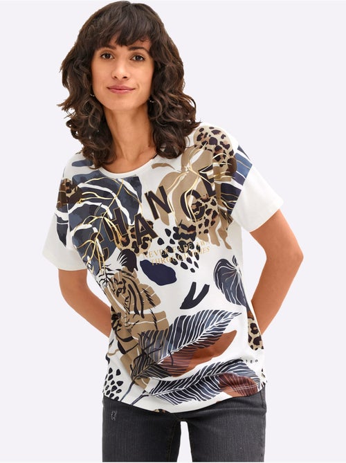 T-shirt à Manches Courtes Qualité Coton - Taille Standard - Witt - Kiabi