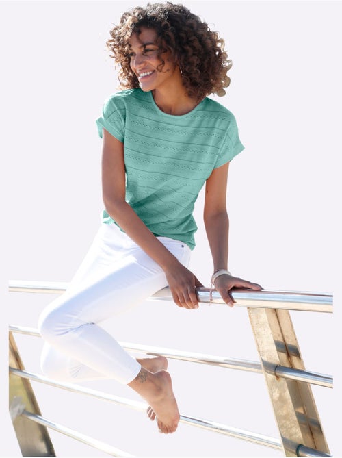T-shirt à manches courtes qualité coton - taille standard - witt - Kiabi T-shirt à manches courtes qualité coton - taille standard - witt - Kiabi