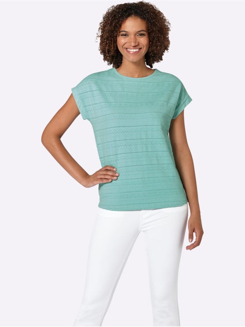 T-shirt à manches courtes qualité coton - taille standard - witt - Kiabi T-shirt à manches courtes qualité coton - taille standard - witt - Kiabi