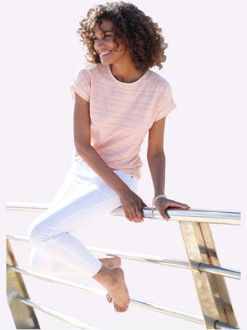 T-shirt à manches courtes qualité coton - taille standard - witt - Kiabi
