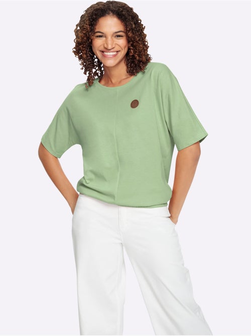 T-shirt à Manches Courtes Qualité Coton Doux Sur La Peau - Taille Standard - Witt - Kiabi