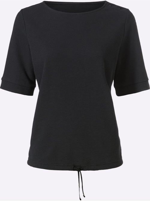 T-shirt à Manches Courtes Qualité Finement Structurée - Taille Standard - Helline - Kiabi T-shirt à Manches Courtes Qualité Finement Structurée - Taille Standard - Helline - Kiabi
