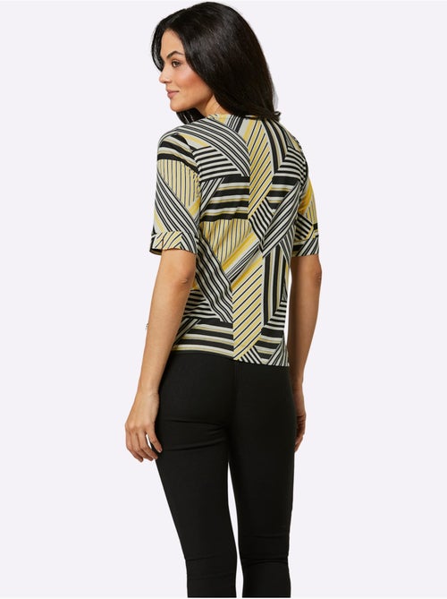 T-shirt à Manches Courtes Qualité Lyocell - Taille Standard - Helline - Kiabi