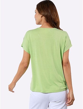 T-shirt à Manches Courtes Qualité Viscose Douce - Taille Standard - Witt