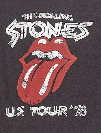 T-shirt à manches courtes 'Rolling Stones'