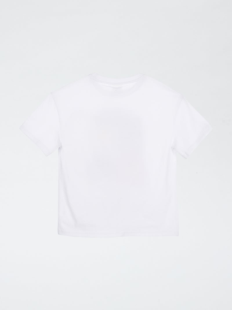 T-shirt à manches courtes 'Sonic' Blanc - Kiabi