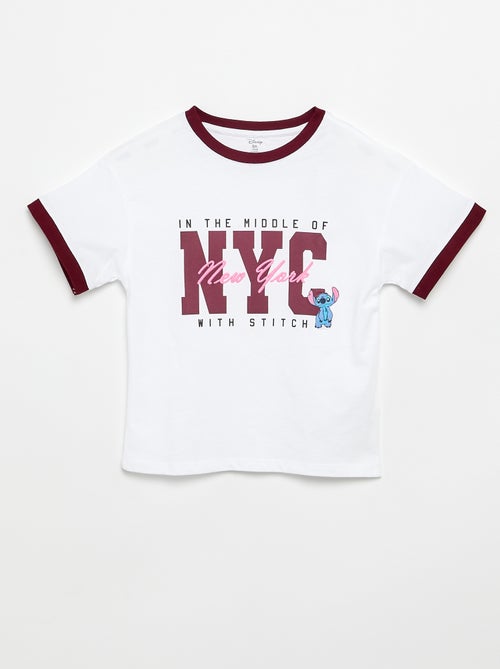 T-shirt à manches courtes 'Stitch' - Kiabi
