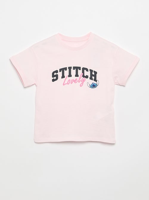 T-shirt à manches courtes 'Stitch' - Kiabi