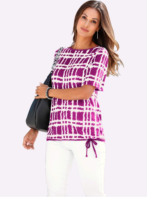 T-shirt à Manches Courtes Superbe Qualité Douce Et Fluide - Taille Standard - Witt - Kiabi