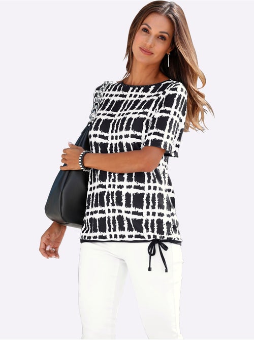 T-shirt à Manches Courtes Superbe Qualité Douce Et Fluide - Taille Standard - Witt - Kiabi