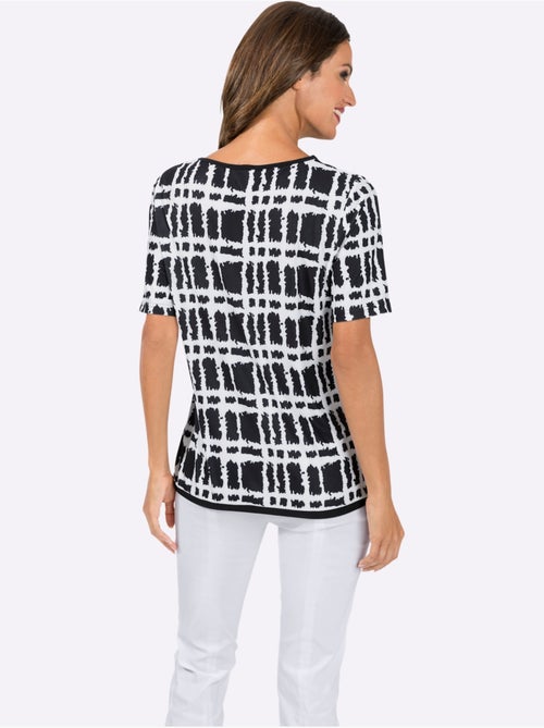 T-shirt à Manches Courtes Superbe Qualité Douce Et Fluide - Taille Standard - Witt - Kiabi