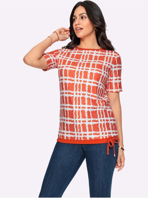T-shirt à Manches Courtes Superbe Qualité Douce Et Fluide - Taille Standard - Witt - Kiabi