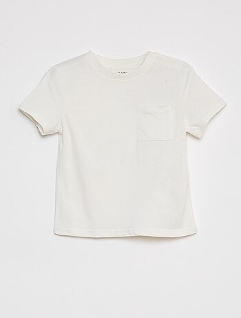T-shirt à manches courtes uni