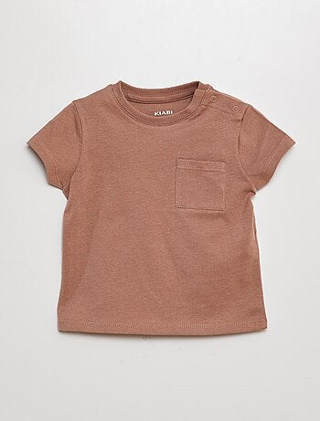 T-shirt à manches courtes uni