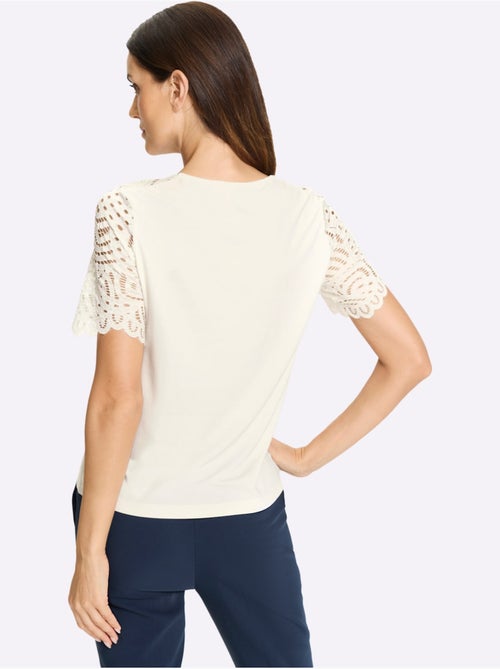T-shirt à Manches Courtes Viscose - Taille Standard - helline - Kiabi