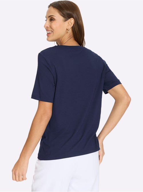 T-shirt à Manches Courtes Viscose - Taille Standard - Witt - Kiabi T-shirt à Manches Courtes Viscose - Taille Standard - Witt - Kiabi