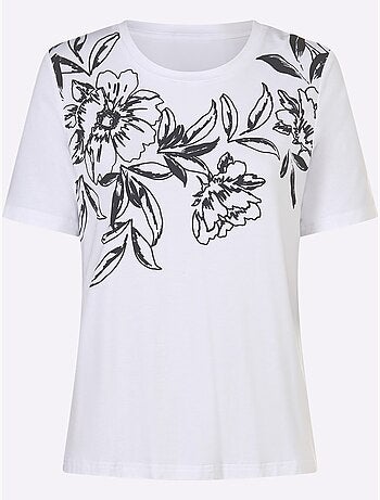 T-shirt à Manches Courtes Viscose - Taille Standard - Witt