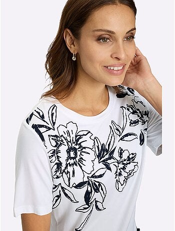 T-shirt à Manches Courtes Viscose - Taille Standard - Witt