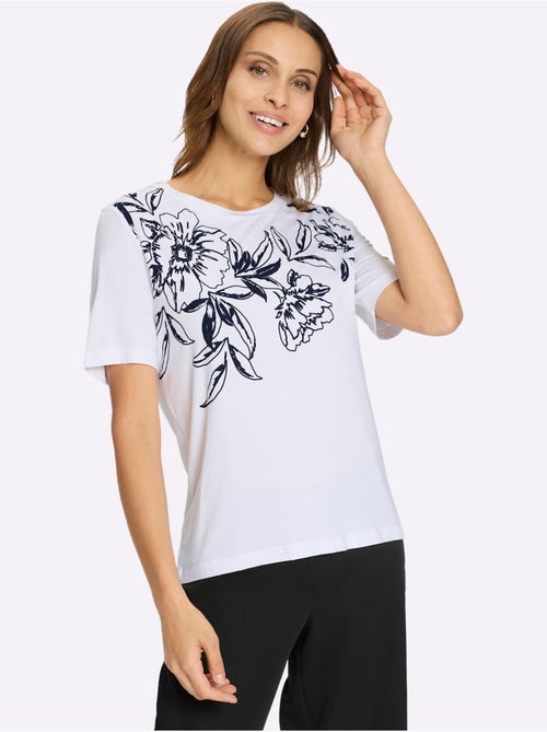 T-shirt à Manches Courtes Viscose - Taille Standard - Witt - Kiabi T-shirt à Manches Courtes Viscose - Taille Standard - Witt - Kiabi