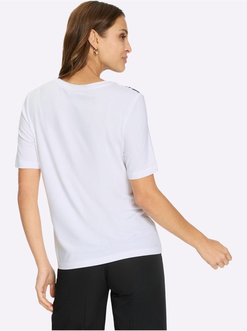 T-shirt à Manches Courtes Viscose - Taille Standard - Witt - Kiabi T-shirt à Manches Courtes Viscose - Taille Standard - Witt - Kiabi