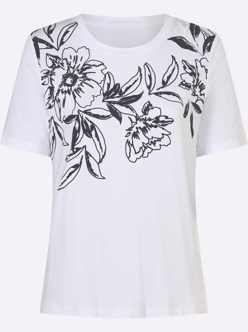 T-shirt à Manches Courtes Viscose - Taille Standard - Witt - Kiabi T-shirt à Manches Courtes Viscose - Taille Standard - Witt - Kiabi
