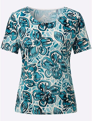 T-shirt à Manches Courtes Viscose - Taille Standard - Witt