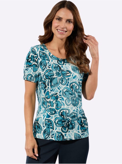 T-shirt à Manches Courtes Viscose - Taille Standard - Witt - Kiabi