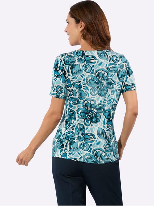 T-shirt à Manches Courtes Viscose - Taille Standard - Witt - Kiabi