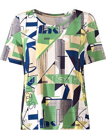 T-shirt à Manches Courtes Viscose - Taille Standard - Witt