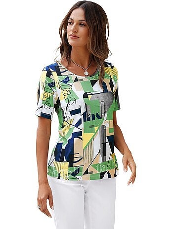 T-shirt à Manches Courtes Viscose - Taille Standard - Witt