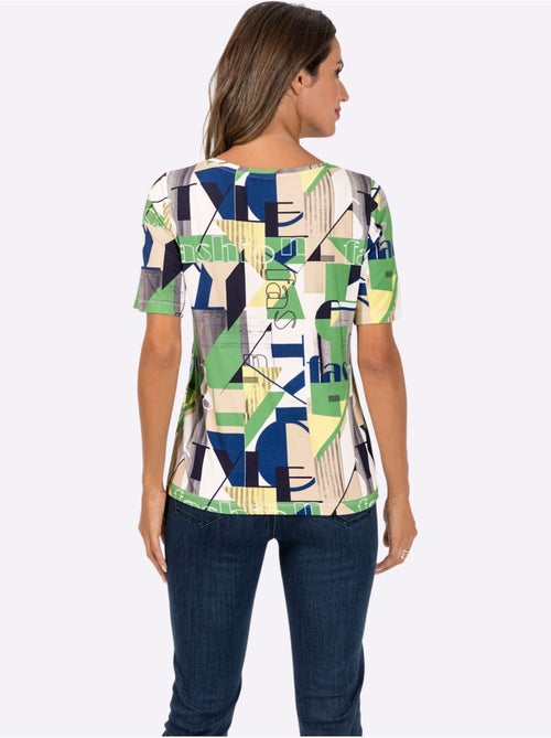 T-shirt à Manches Courtes Viscose - Taille Standard - Witt - Kiabi