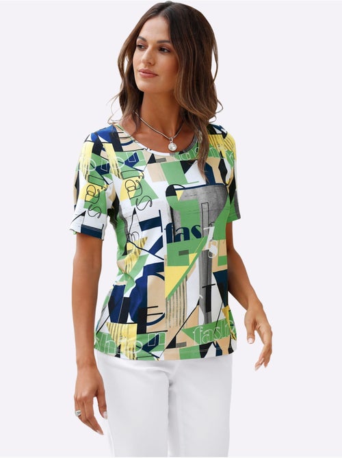 T-shirt à Manches Courtes Viscose - Taille Standard - Witt - Kiabi