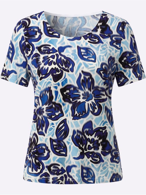 T-shirt à Manches Courtes Viscose - Taille Standard - Witt - Kiabi T-shirt à Manches Courtes Viscose - Taille Standard - Witt - Kiabi