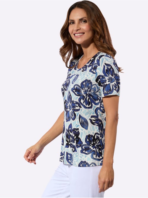 T-shirt à Manches Courtes Viscose - Taille Standard - Witt - Kiabi T-shirt à Manches Courtes Viscose - Taille Standard - Witt - Kiabi