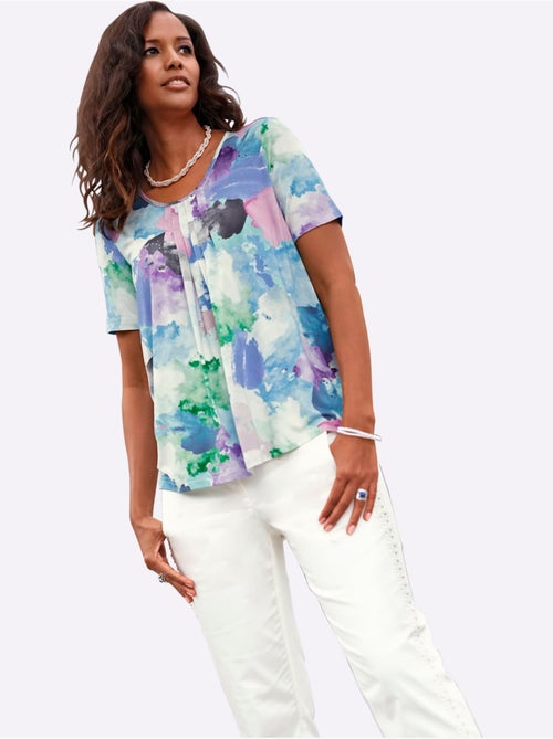 T-shirt à Manches Courtes Viscose - Taille Standard - Witt - Kiabi