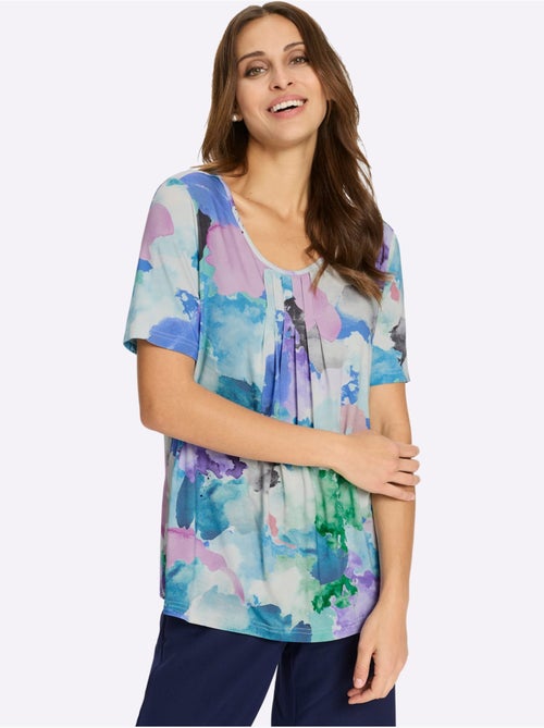 T-shirt à Manches Courtes Viscose - Taille Standard - Witt - Kiabi