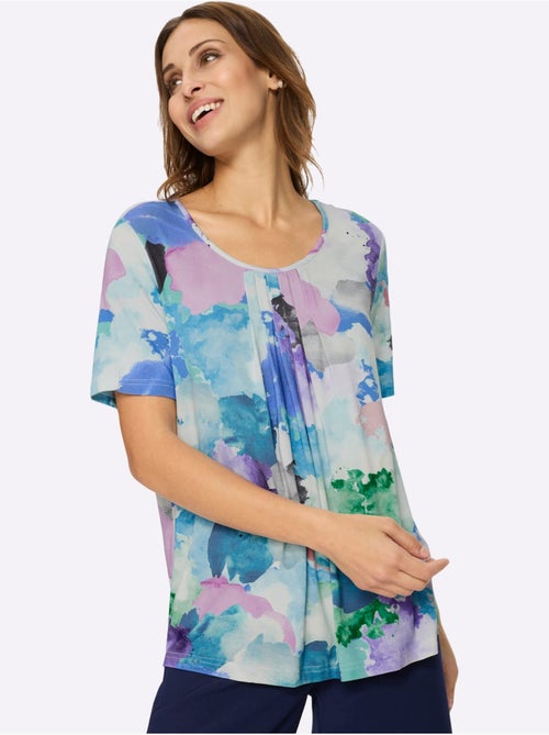 T-shirt à Manches Courtes Viscose - Taille Standard - Witt - Kiabi