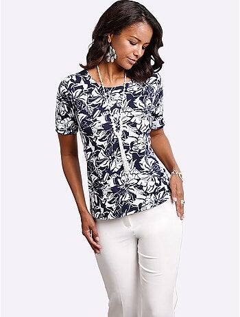 T-shirt à Manches Courtes Viscose - Taille Standard - Witt