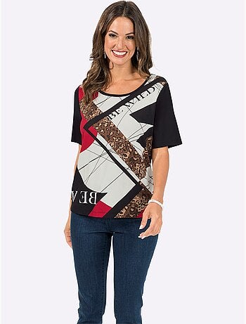 T-shirt à Manches Courtes Viscose - Taille Standard - Witt