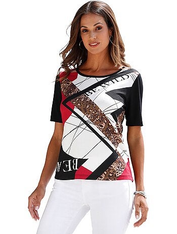 T-shirt à Manches Courtes Viscose - Taille Standard - Witt