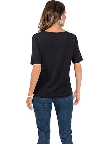 T-shirt à Manches Courtes Viscose - Taille Standard - Witt