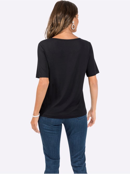 T-shirt à Manches Courtes Viscose - Taille Standard - Witt - Kiabi
