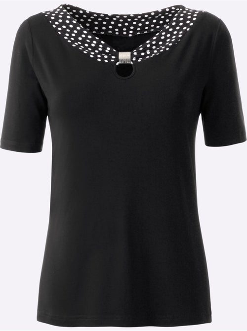 T-shirt à Manches Courtes Viscose - Taille Standard - Witt - Kiabi T-shirt à Manches Courtes Viscose - Taille Standard - Witt - Kiabi