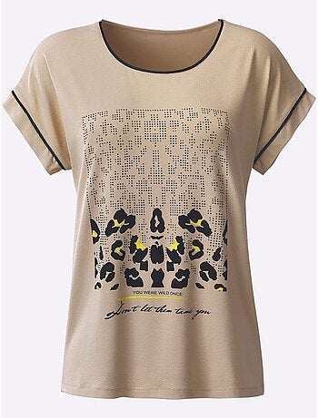 T-shirt à manches courtes viscose - taille standard - witt