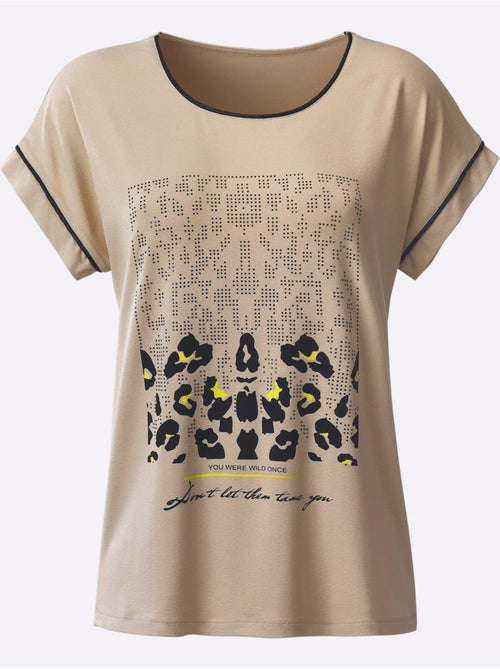 T-shirt à Manches Courtes Viscose - Taille Standard - Witt - Kiabi