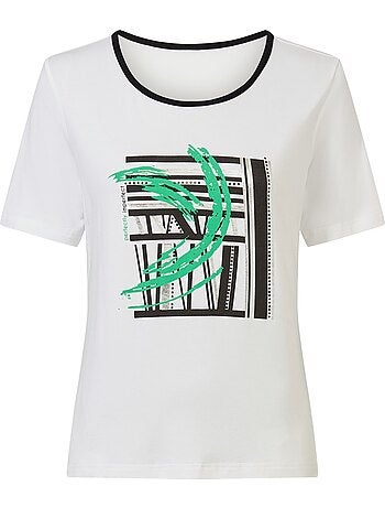 T-shirt à Manches Courtes Viscose Douce Et Fluide - Taille Standard - Witt