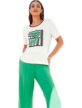 T-shirt à Manches Courtes Viscose Douce Et Fluide - Taille Standard - Witt