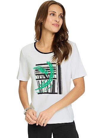 T-shirt à Manches Courtes Viscose Douce Et Fluide - Taille Standard - Witt